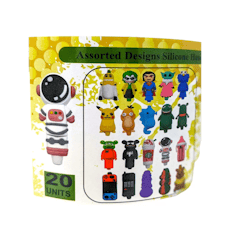 Generic | Hand Pipe | 4.5" | Silicone | Assorted Characters