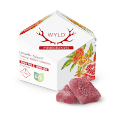 Wyld - 1:1 Pomegranate Gummies 10pk (H) - 100mg