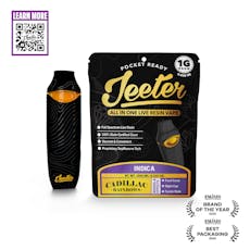 Jeeter Live Resin Disposable Vape 1g Dad's Durban