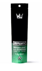 West Coast Cure x Jefferey - Pink Yum Yum (Indica) Diamond Infused Preroll 1.2g