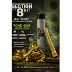 Section 8th | Toad Gas | Diamond Infused (1g) Pre-Roll