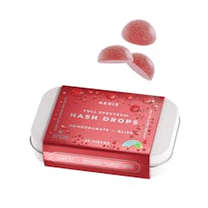 Full Spectrum Hash Drops Ratioed Pomegranate Gummies 100mg (5mg ea | 20-Pack)