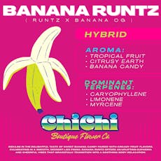 Banana Runtz - 14g Half Ounce