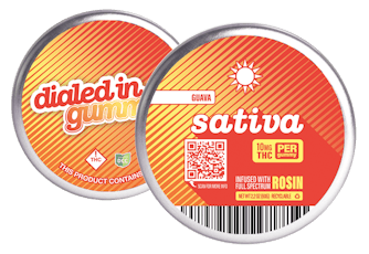 Dialed In - Rosin - Guava Gummies (S) 10pk - 100mg