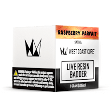 West Coast Cure - Raspberry Parfait (Hybrid) Live Resin Badder 1g