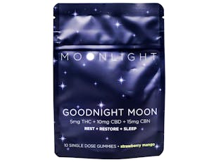 MLC Strawberry Mango Goodnight Moon Gummy 50mg THC + 100mg CBD + 150mg CBN 6971675002