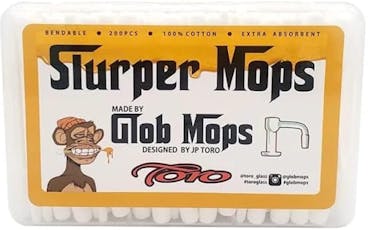 Glob Mops | Slurper Mops | White Cotton | Pack of 200