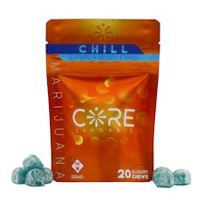 Chill Blueberry Chews 1:1 CBD:THC (100mg)