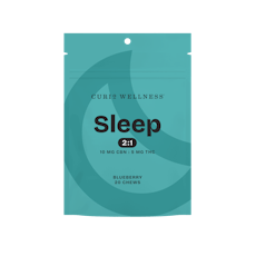 Curio Sleep Chews 20ct 100mg Blueberry