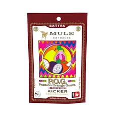 Mule Extracts - Sour POG 1:2 THC:CBG Kicker Sativa Gummy 2pk - 0.86oz