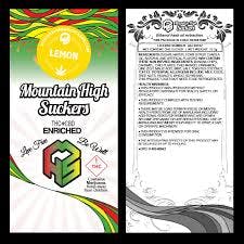 Mountain High Sucker | Lemon 10mg