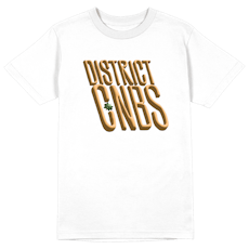 3D Logo Tee - White | Large