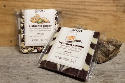 Gron CBD Chocolate Pistachio Ginger Square - 50mg