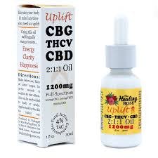 The Healing Rose | Uplift 2:1:1 CBG/THCV/CBD 1200mg