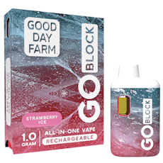 GDF: GO Block Vape | Strawberry Ice | All-In-One | 1g