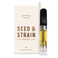 Seed & Strain Cartridge 1g Hybrid - Kiwi Berry