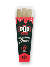 Pop Cones | 6pk Cones | Unbleached 1 1/4 Wild Grape