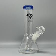Diamond Glass Beaker Bong 8" $50