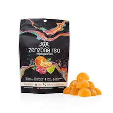 zenzona Vegan Gummies Italian Zorbet 100mg RSO - Sativa