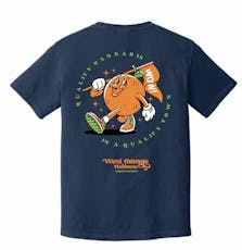 WOW T-Shirt Navy Blue | Comfort Colors | XXL