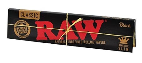 Classic Black Rolling Papers | King Size Slim | 32ct