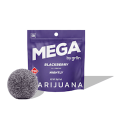 Gron: Mega Pearl | Blackberry 1:1 | 100mg THC : 100mg CBN