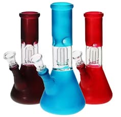 GLASS - BEAKER BONG - 8" - ASSORTED