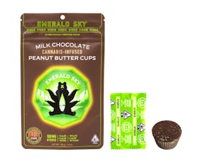 Emerald Sky - Peanut Butter Cups (Hybrid) Edible 100mg