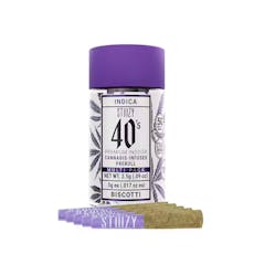 Stiiizy 40's Biscotti Infused Preroll 4pk 2g