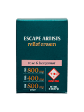 Rose & Bergamot CBD:CBG:THC Relief Cream (800mg)