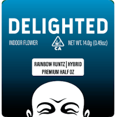 Delighted - Rainbow Runtz (Hybrid) Big Flower 14g