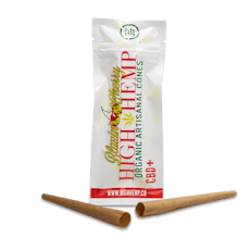 HIGH HEMP | ORGANIC CONES | BLAZIN' CHERRY | 2PK