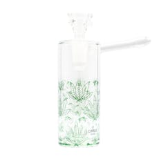 Cirrus Glass | Bubbler | Water Pipe | 7.5" | Glass | Sativa | Made in the USA