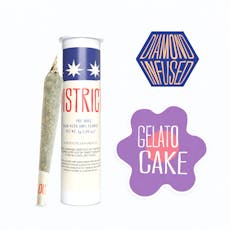 Gelato Cake: Diamond Infused Pre-Roll (1g) - District Cannabis