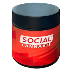 Social Cannabis Refillable Flower Jar