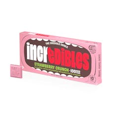 Incredibles | Strawberry Crunch | Chocolate bar | 100mg