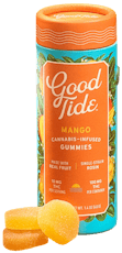 Single Sourced Rosin Mellow: Mango - THC Gummie 10 Pack (100mg)