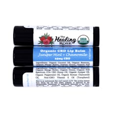The Healing Rose | Juniper Mint | Organic CBD Lip Balm | 25mg