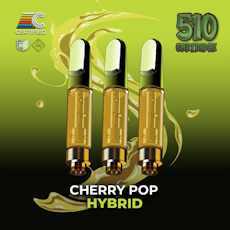 Certified Cultivators - Cherry Pop Cart - 3 pack - 3g - 2,100mg
