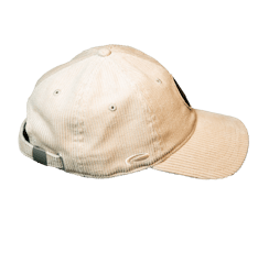 PEAK - HAT CORDUROY - LOGO - TAN - OS