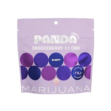 Panda | Gummies | Snoozeberry 1:1 CBN 100mg