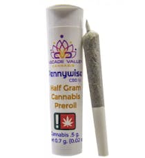 Cascade - Pennywise 1:1 CBD (.5G) Pre-Roll