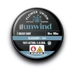 Blueberry | Unwind | Gummies | 10 Pack | 100mg THC