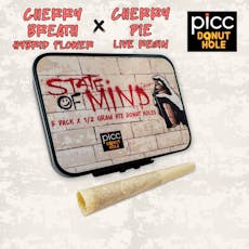 State Of Mind | Cherry Breath x Cherry Pie | Live Resin Infused Pre-roll 5pk | Hybrid | 2.5g