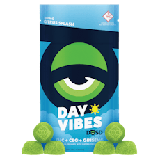 DOSD - NANO BITES - GUMMIES - 100MG THC / 100MG CBG - 10PK - DAY VIBES CITRUS SPLASH 1:1