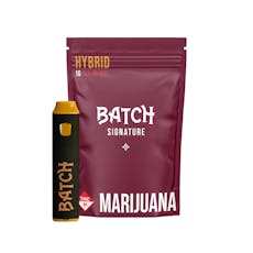 BATCH - DISPOSABLE DISTILLATE - 1G - SIGNATURE - LEMON COOKIES - HYBRID