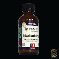 Mule Shine Marionberry Flavored Indica Syrup-1000mg