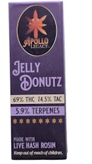 Apollo Legacy - Jelly Donuts - 0.5G Hash Rosin Vape