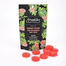 Smokiez Sour Watermelon Fruit Chews (H) 100mg