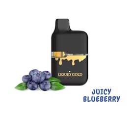 All-in-One - Live Resin Distillate Blend Disposable Vape - Juicy Blueberry - 1g